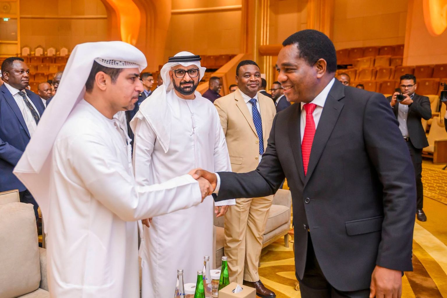 No, President Hichilema’s Abu Dhabi photos are recent, not AI-generated images, nor from 2025